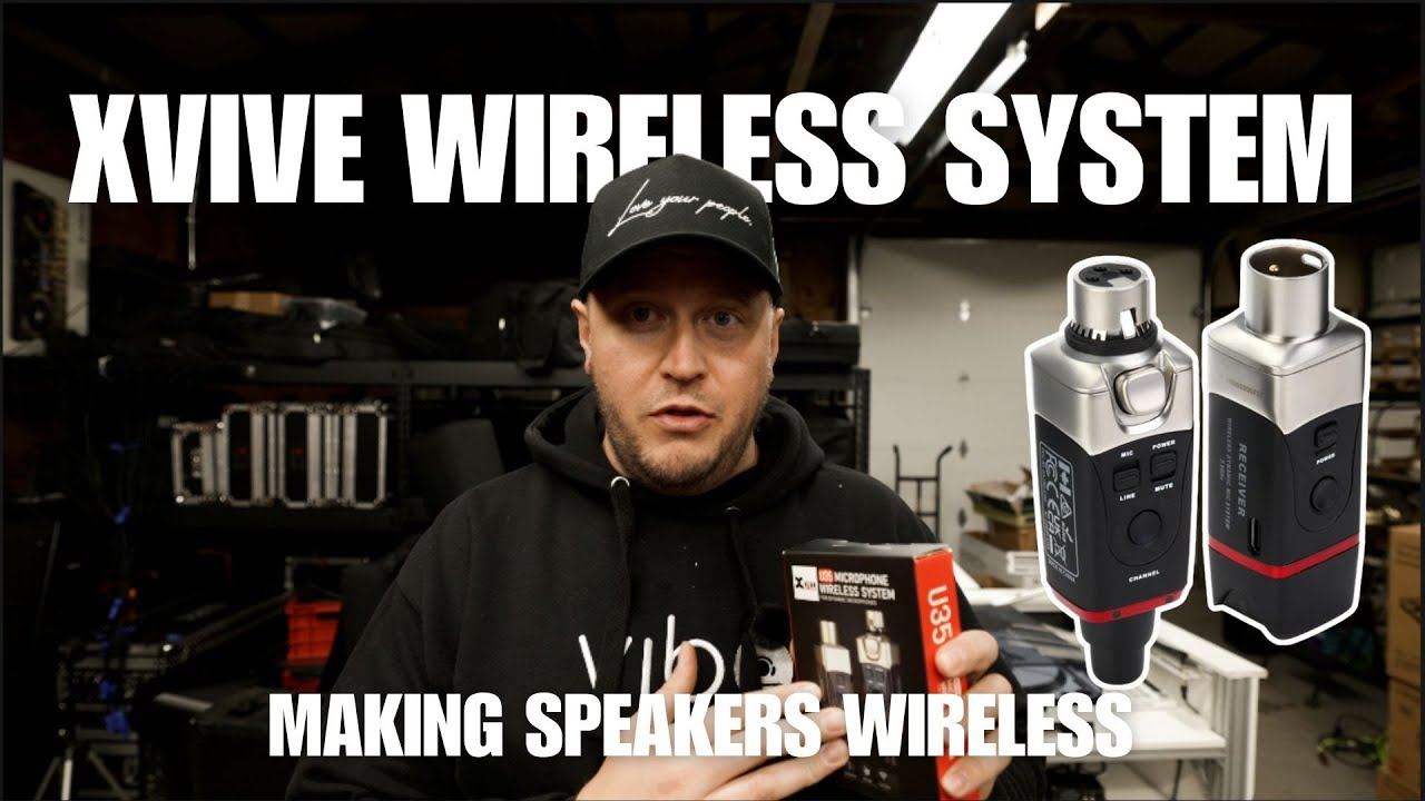 Xvive U35 Microphone Wireless System Test | Making Speakers Wireless