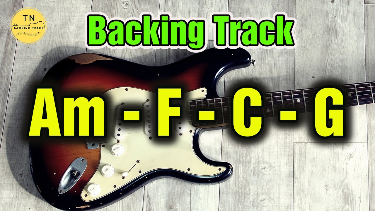 Backing Track Am | Am F C G | Rock 110 Bpm | Guitar Backing Track