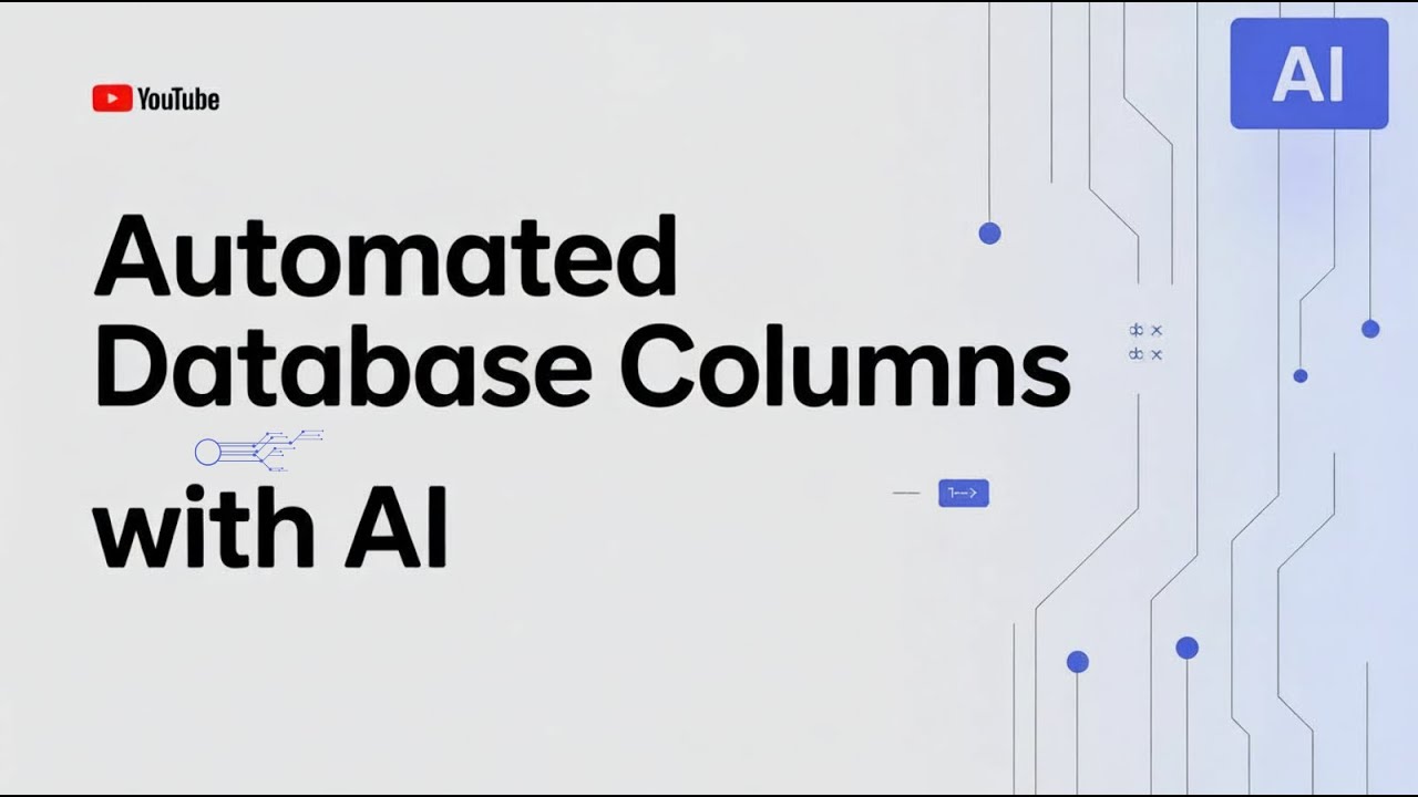 NoCodeBackend AI in Action: Building an Automated Database Column