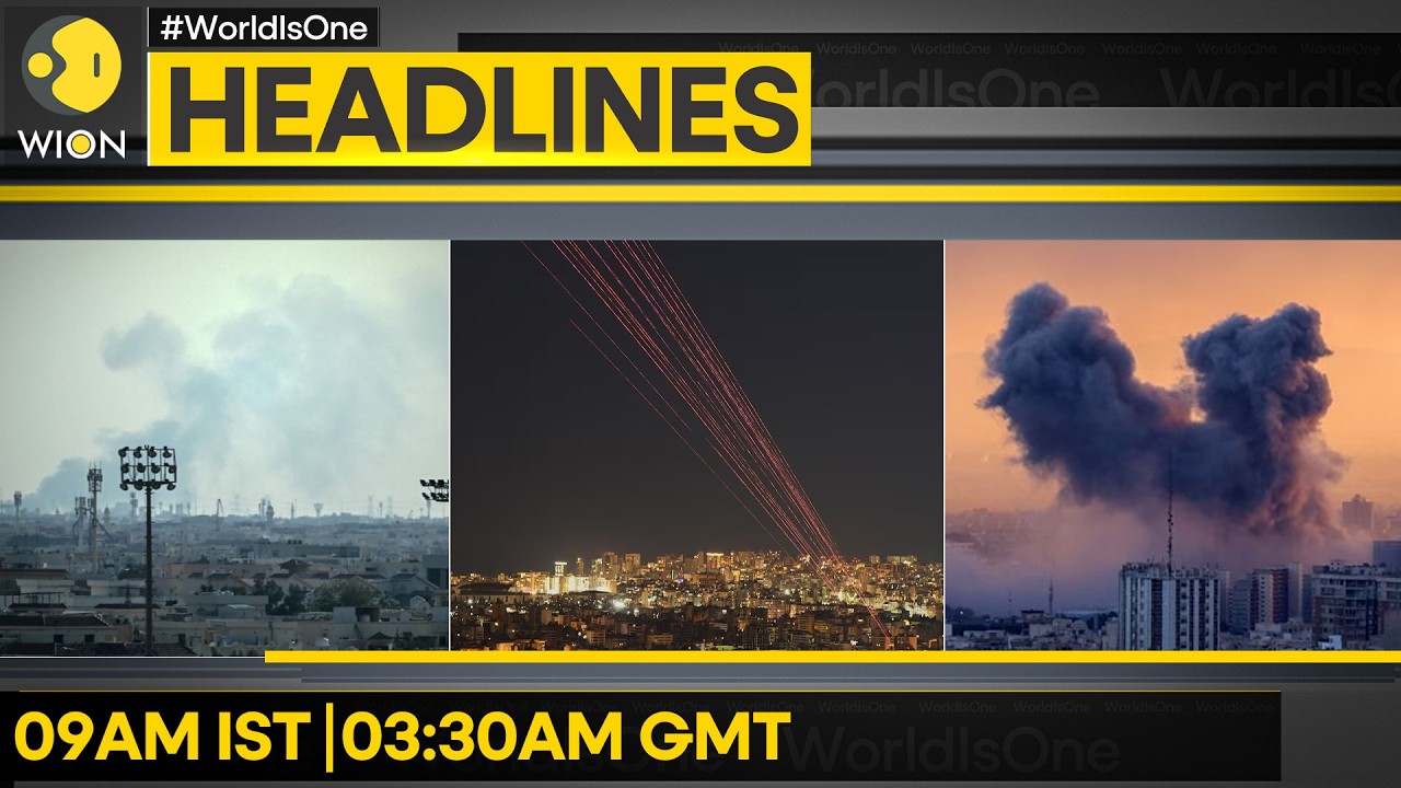 Israel-Iran War: Iran Launces Missiles at Tel Aviv | WION HEADLINES