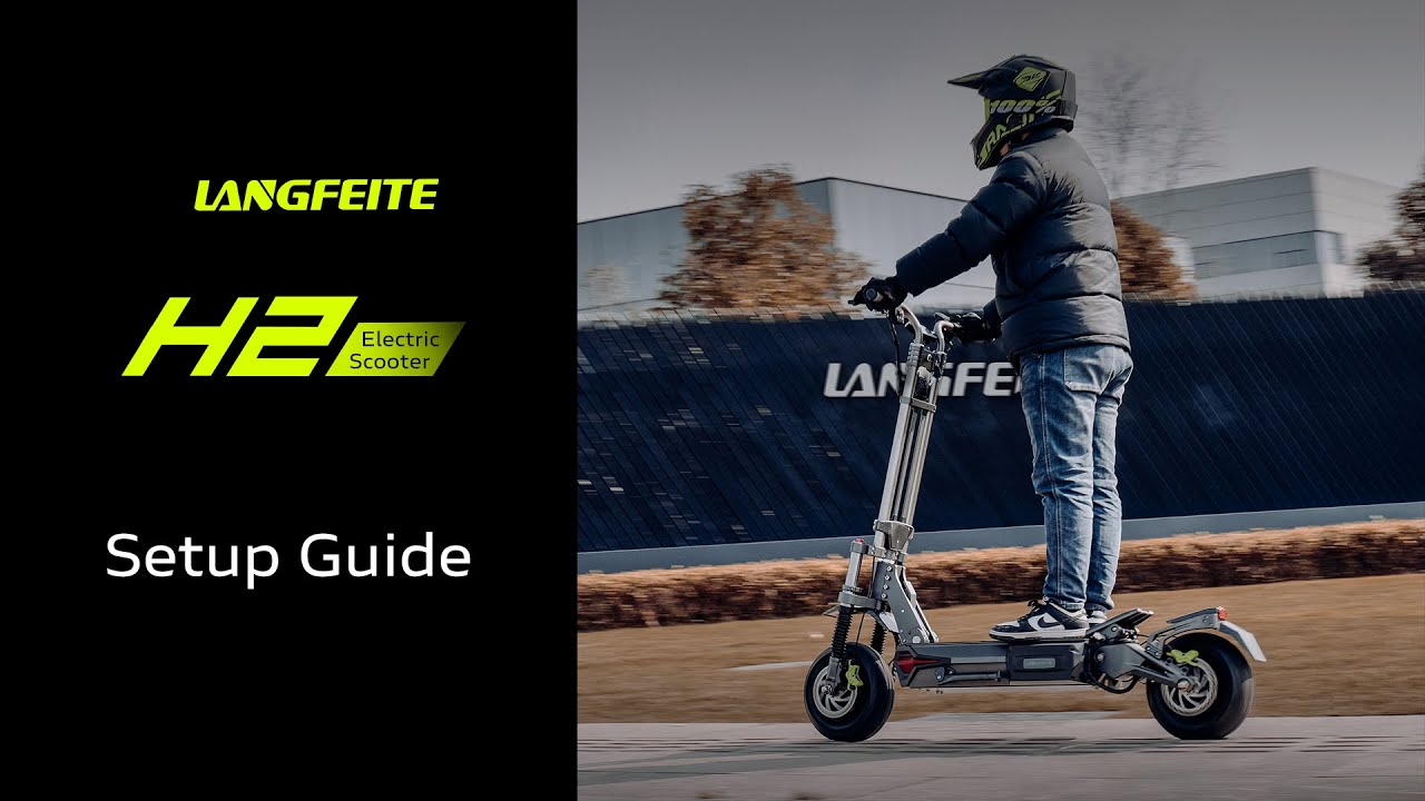 Langfeite H2 Electric Scooter Setup Video 