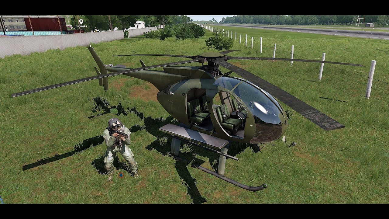 Arma 3  - MH-9 Hummingbird -  First flight