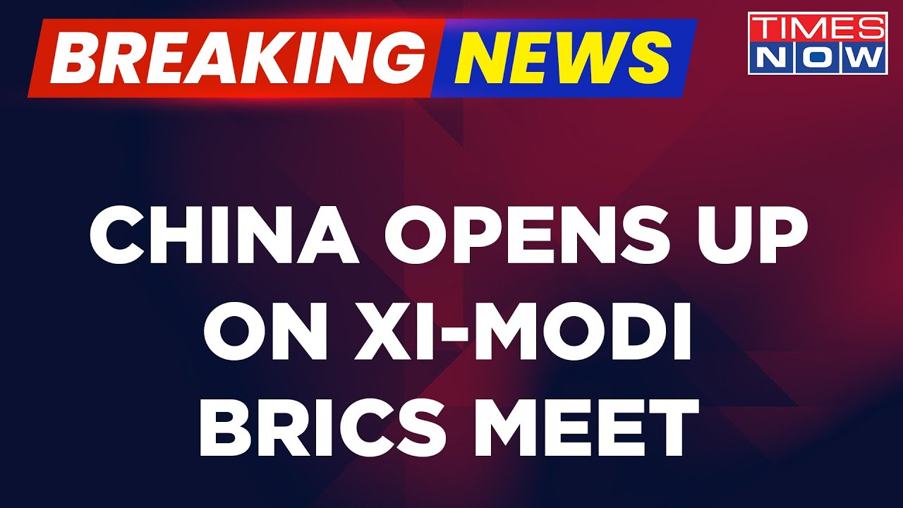 Breaking News | China's Latest Statement After Modi-Xi Interaction At BRICS 2023|De-escalation Soon?