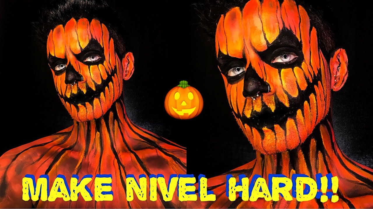 MAKE ABÓBORA DE HALLOWEEN 🎃| Victor Nogueira