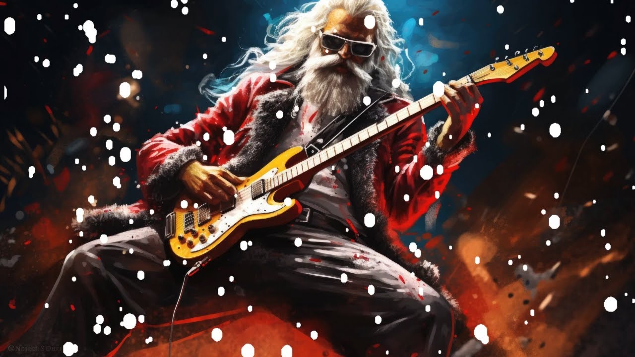 Christmas playlist Rock All Night, Jolly Elves North Pole Rockstar Celebration