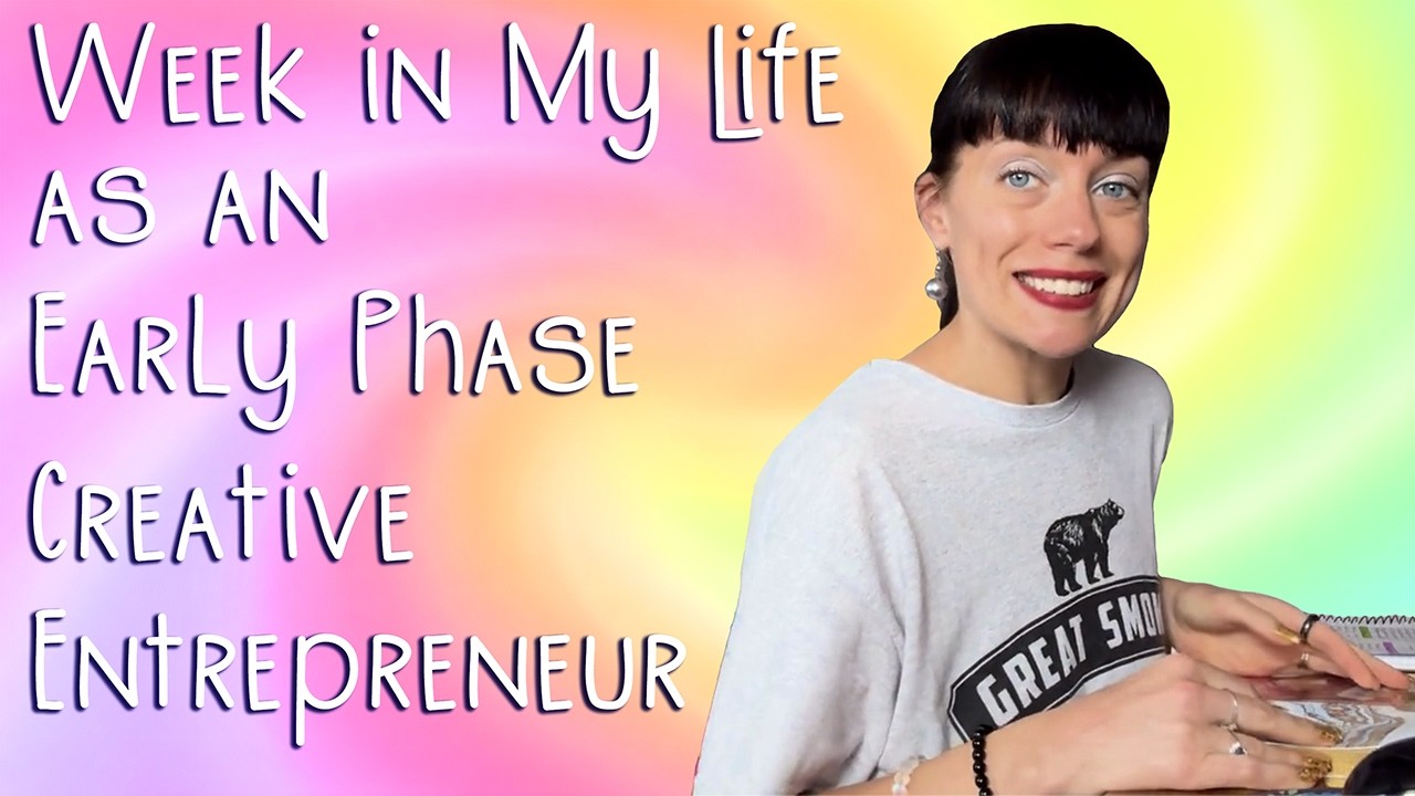 Week In My Life as an Early Phase Creative Entrepreneur 🎨 Designing a Book Cover, Sharing My Process