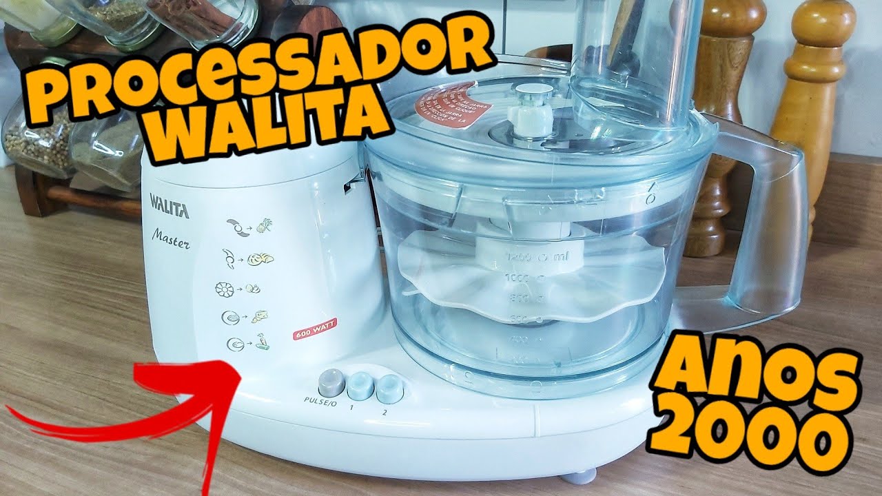 Processador de alimentos walita Master RI7633 anos 2000.