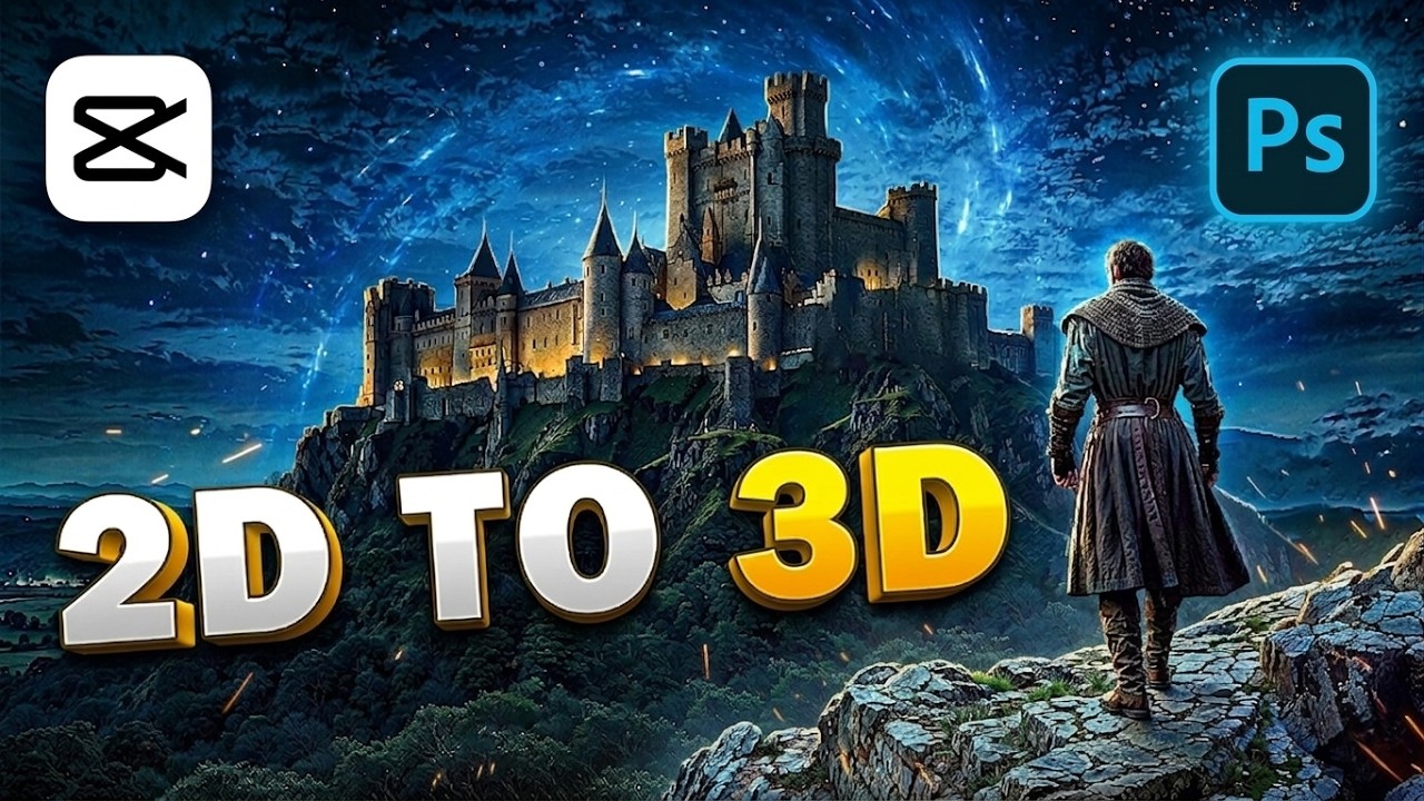 How to Make 3D Parallax Effect in CapCut + Photoshop (Step-by-Step)