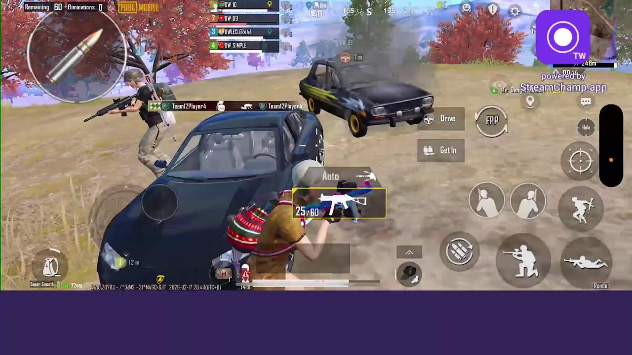 Broadcast powered by StreamChamp