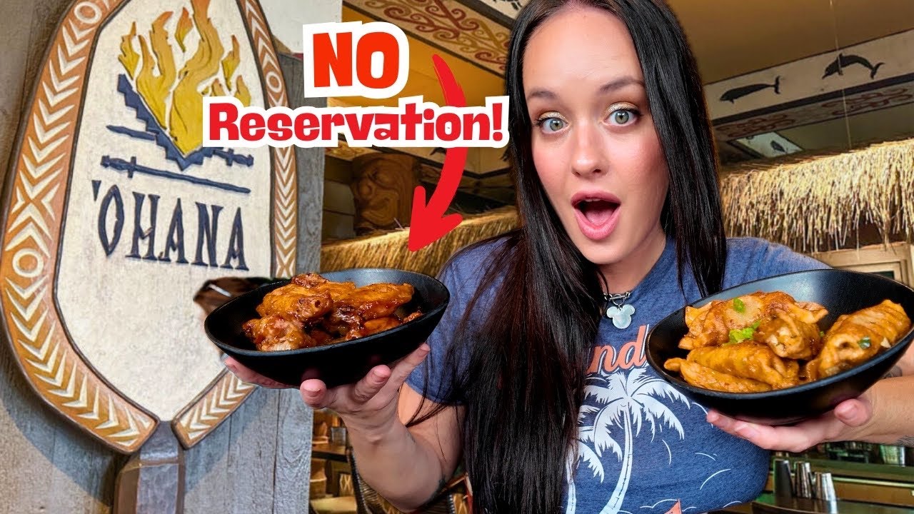 Disney's Polynesian Resort MUST-TRY Food! NO RESERVATIONS Needed At Disney World!!