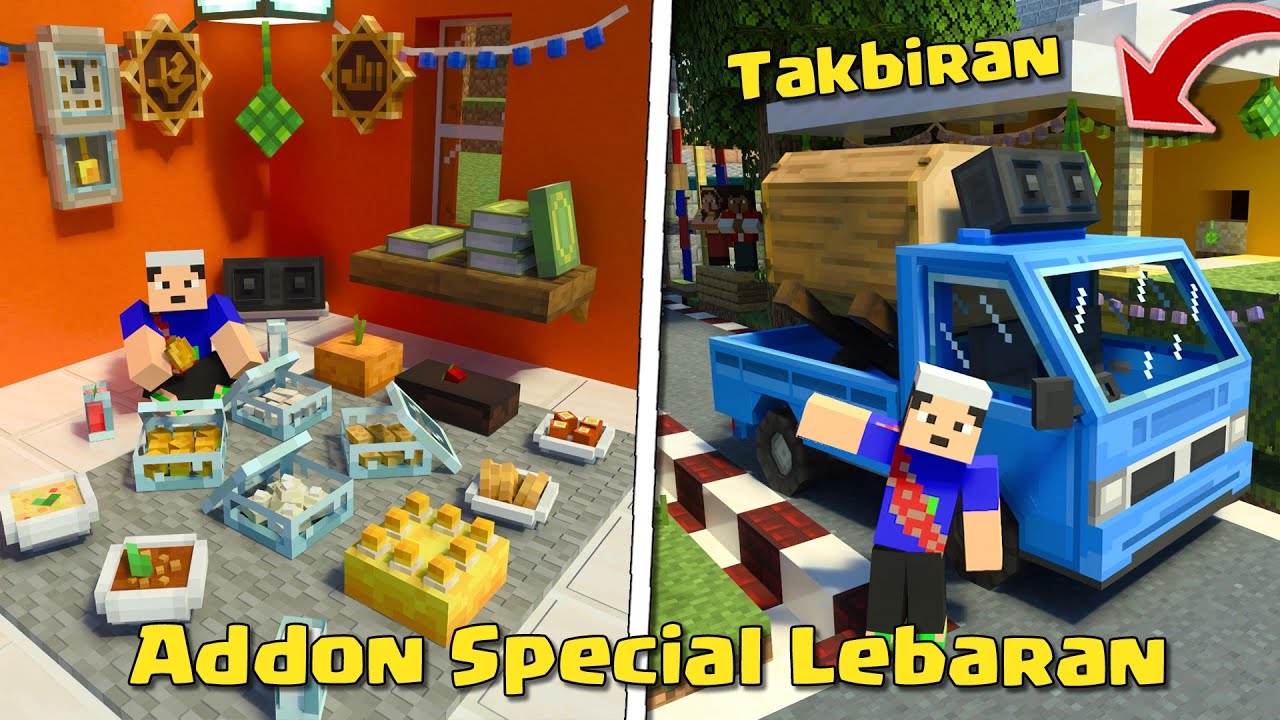 Addon Special Takbiran dan Lebaran Idul Fitri di MCPE