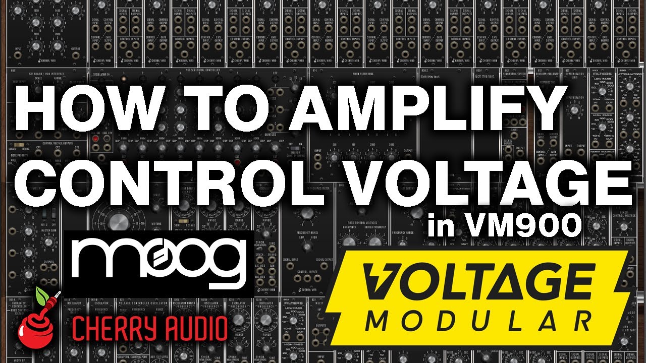 how to amplify CV signals in voltage modular with vm900 (moog modular)
