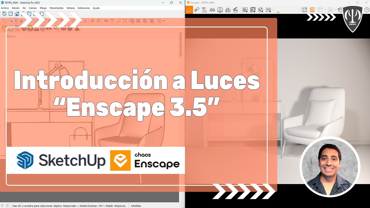 ✨ ILUMINACIÓN CON ENSCAPE PARA SKETCHUP