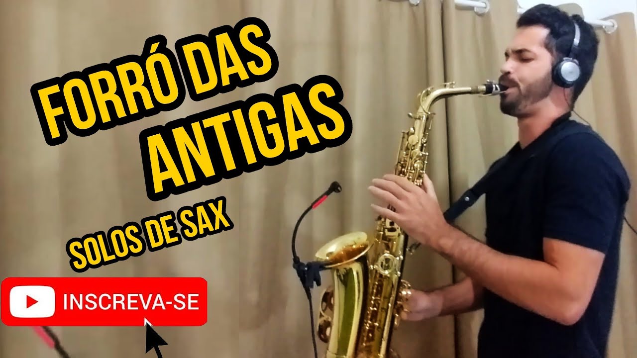 Playback Forró das Antigas -  relembrando grandes sucessos que marcaram época - Solos de Sax Alto