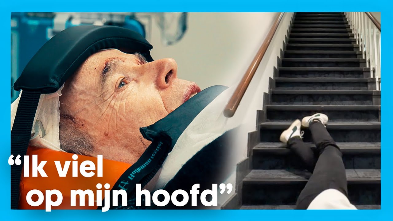 In ZIEKENHUIS door VAL van STEILE TRAP | Op de spoed