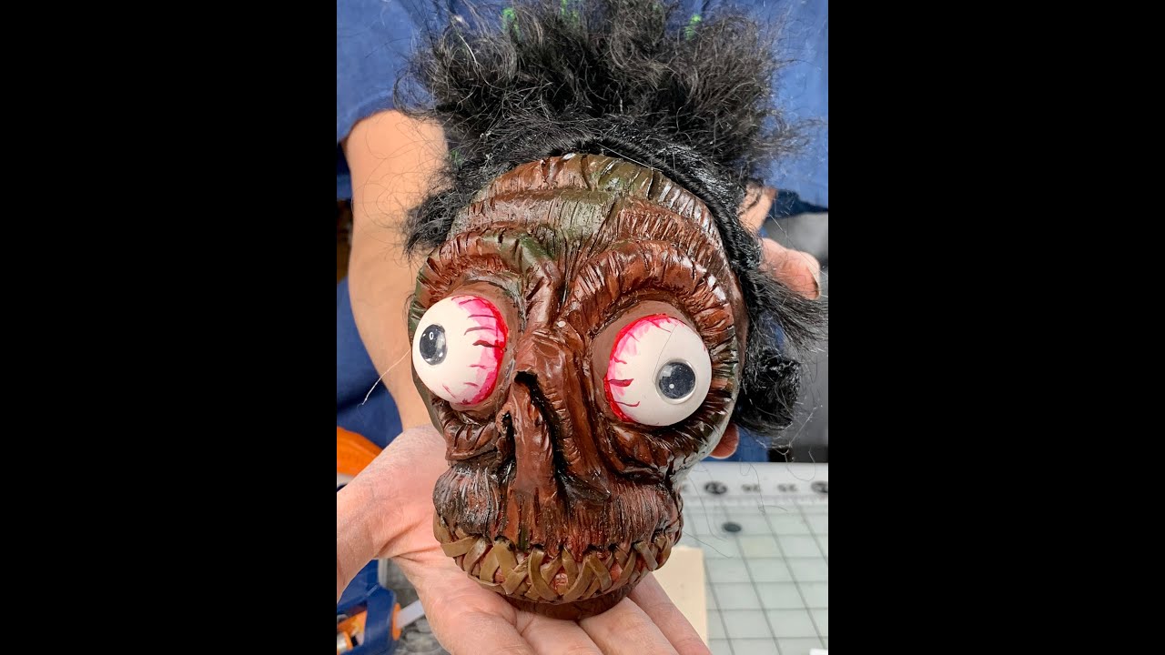 Shrunken Head Tutorial Inspired by the movie Beetlejuice