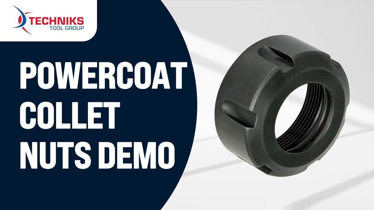 Coated vs UnCoated Collet Nuts[Demo]