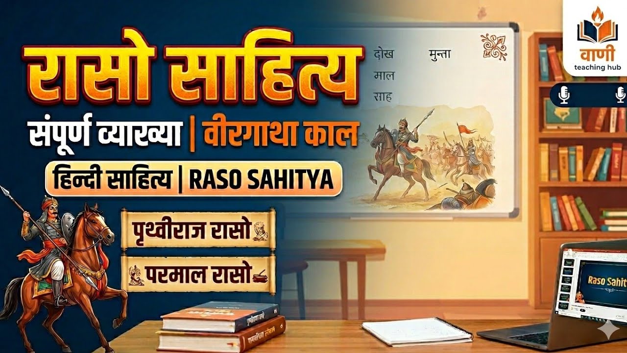 रासो साहित्य पढ़े डिटेल  से याद करें ट्रिक से फॉर TGT PGT BPSC TRE 4