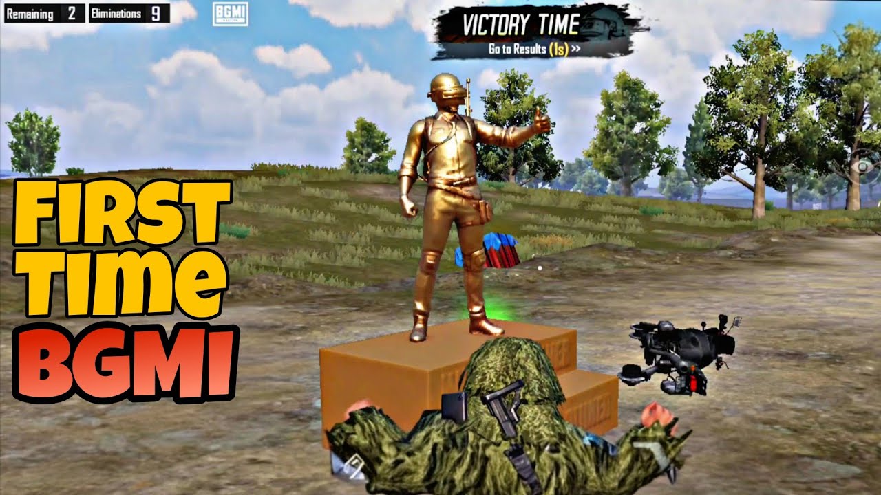 1st time playing BGMI just for views🤷