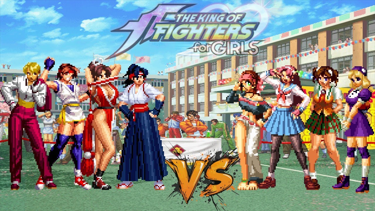 Women Fighters Team vs Psycho Soldiers Team [Kof2002 Mugen]