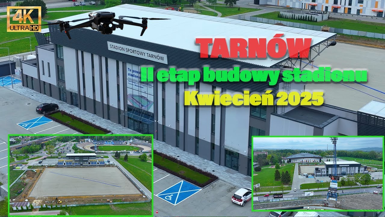 Budowa stadionu sportowego | Tarnów | Drugi etap budowy | Rozbudowa stadionu sportowego