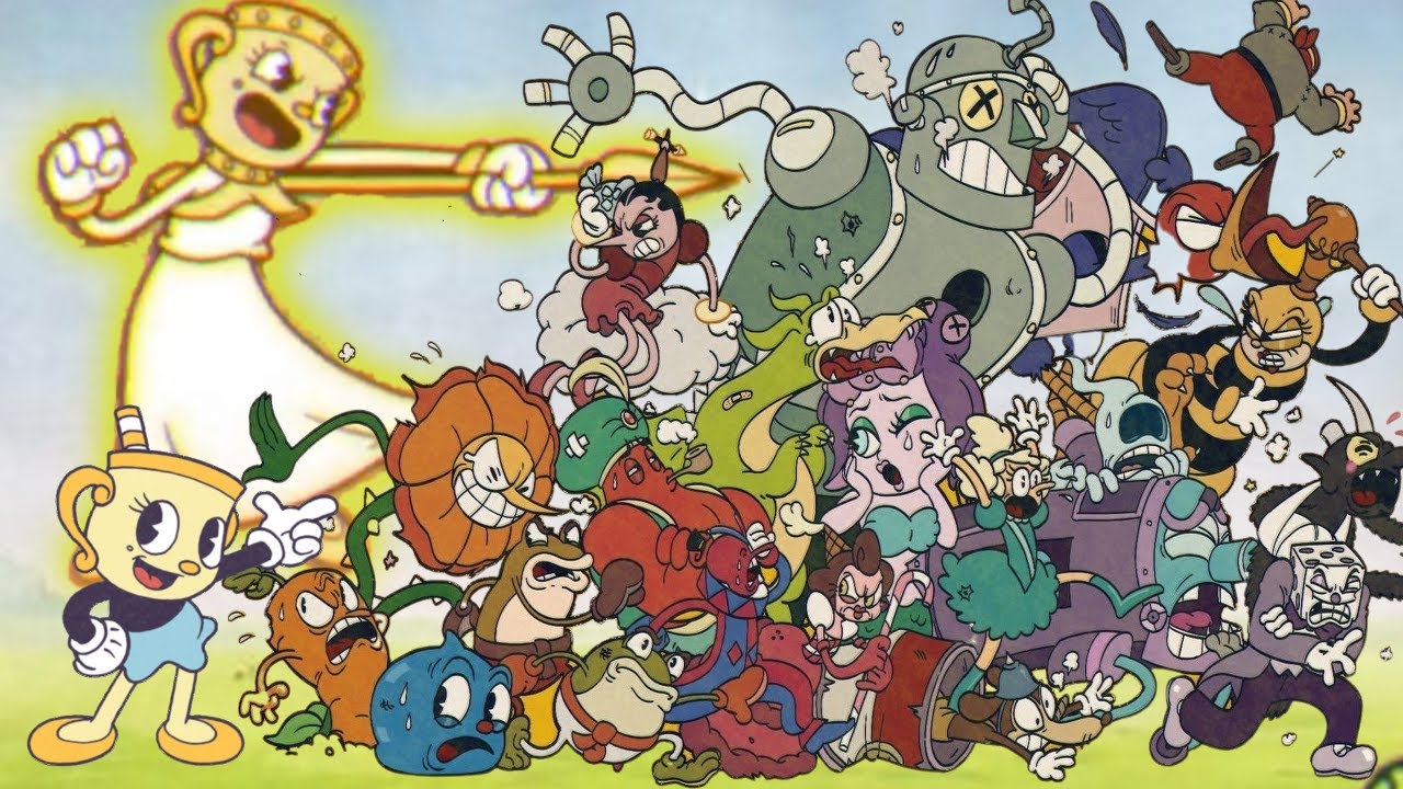 Cuphead - All Bosses with Ms. Chalice DLC [No Damage, S Rank, Expert Mode]