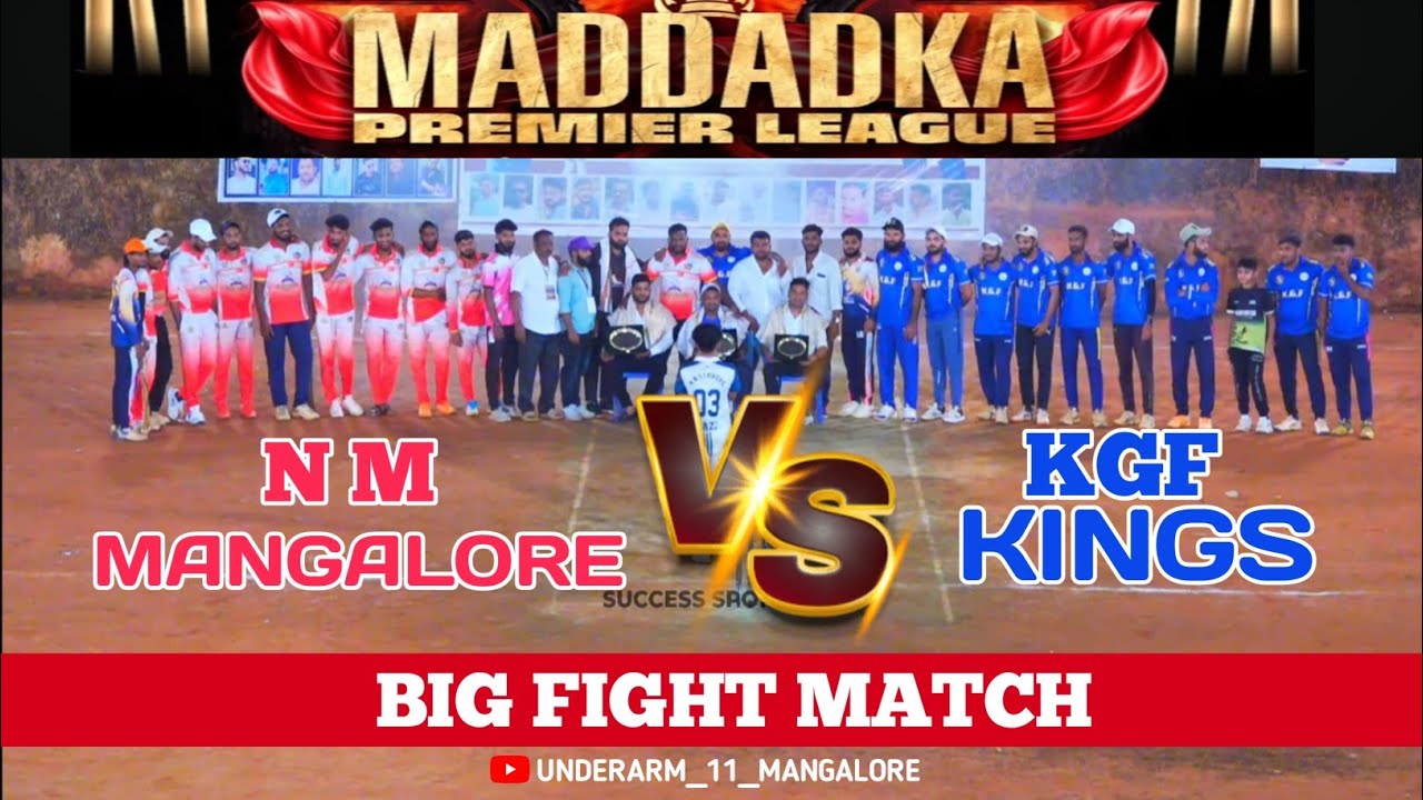 Welcome Maddadka Premier League // NM MANGALORE VS KGF KINGS / Big fight Match 