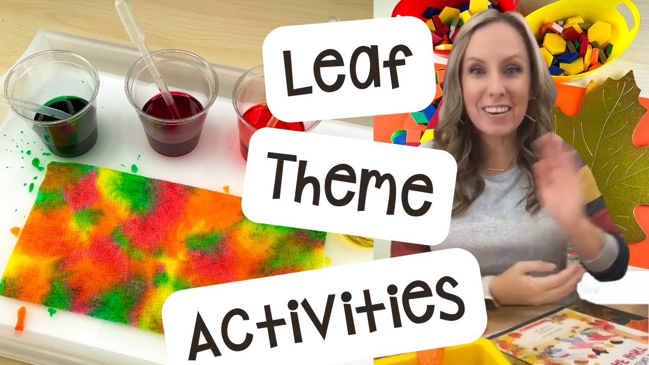 Leaf Activities for Preschool, Pre-K, and Kindergarten