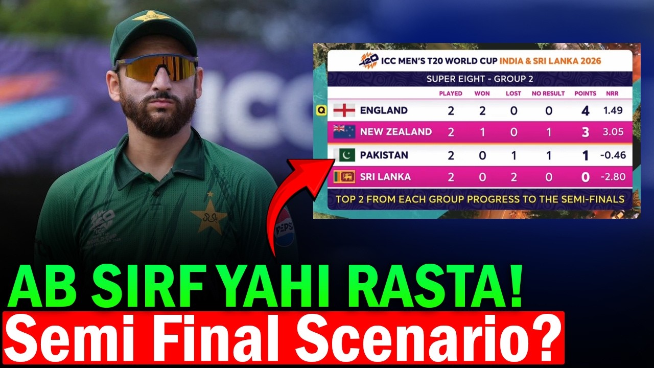 Abhi Bhi Chance Hai! 😱 Pakistan Ka Semi Final Ka Shock Scenario? | T20 World Cup 2026 🔥