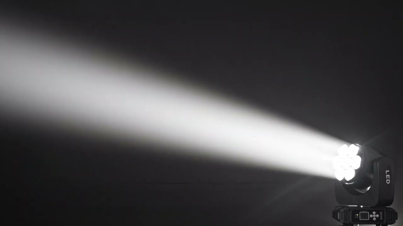 7PCS * 40W LED Dyed Beam Moving Head Light 3