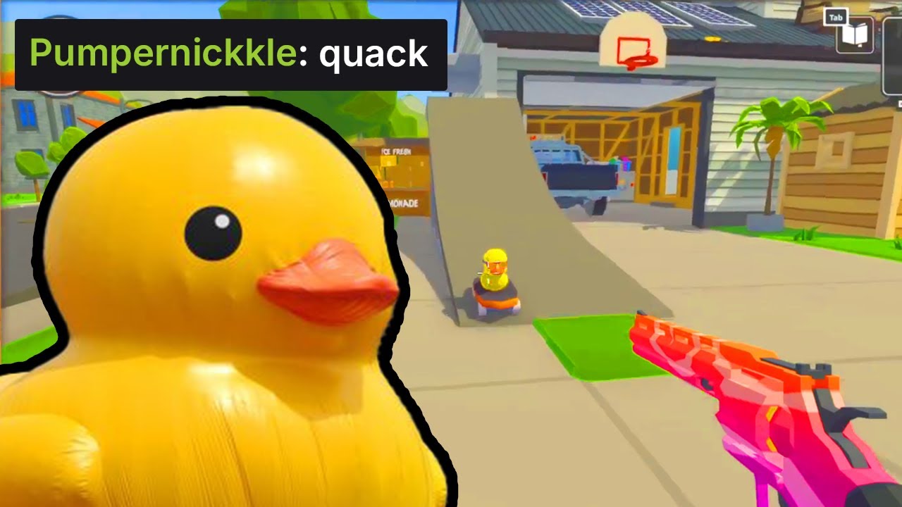 Can I Blast 100 Ducks Before Twitch Chat Covers the Screen?
