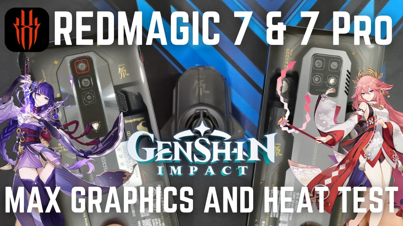 Stress Testing the Nubia Red Magic 7 and Red Magic 7 Pro, Genshin Impact Graphics and Heat Test