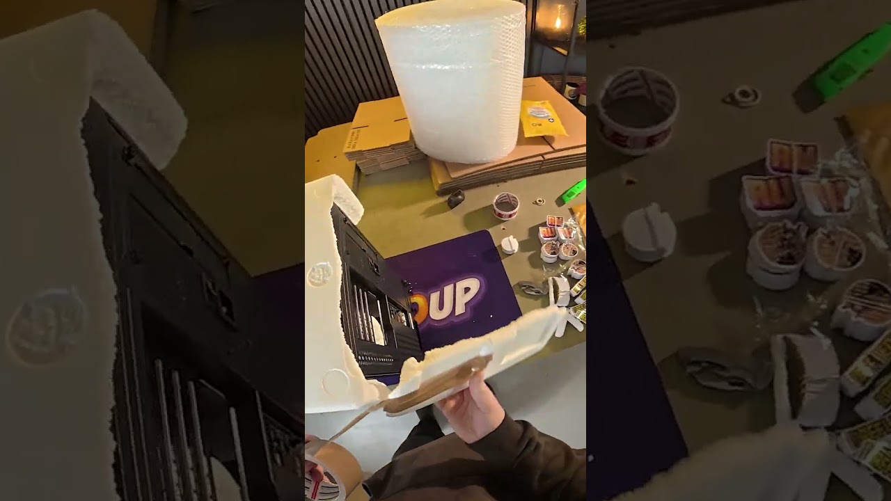 POV: Упаковываю игровой ПК с видеокартой 5070Ti, собранный на заказ, для счастливчика Крейга, поб...