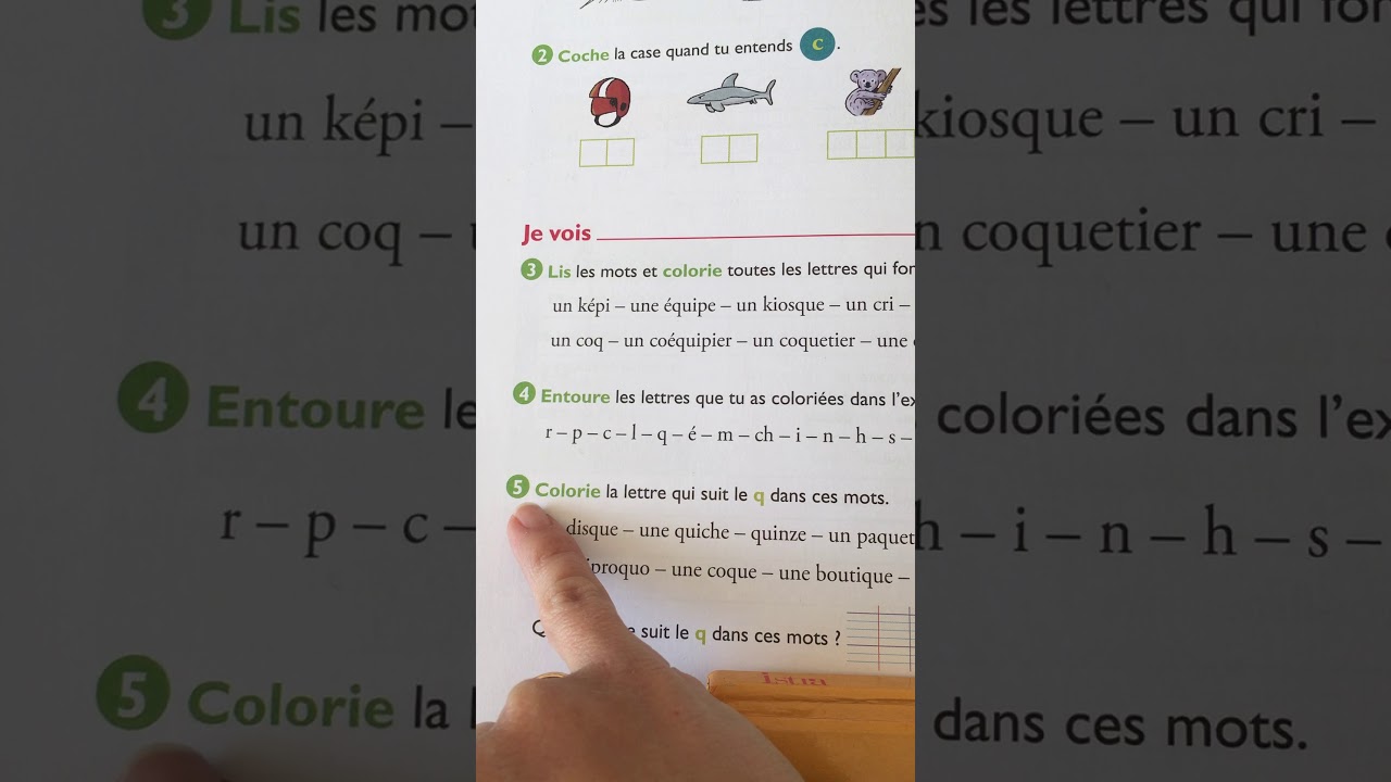 Exercices pages 6 et 7 du fichier Taoki violet