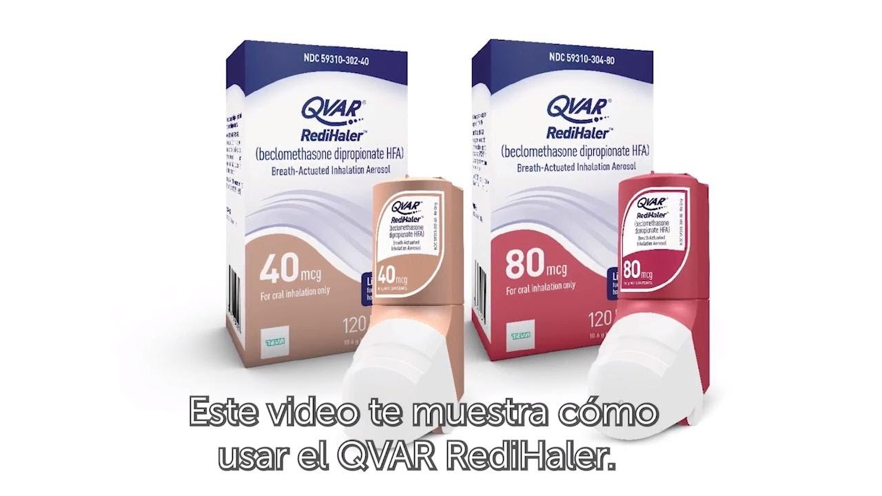 Cómo usar el inhalador QVAR RediHaler