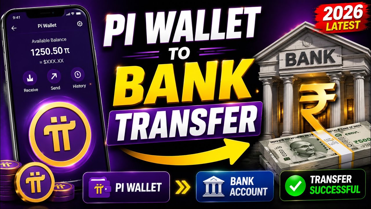 Pi Coin Withdrawal Complete Process | Wallet to Bank Transfer✅
