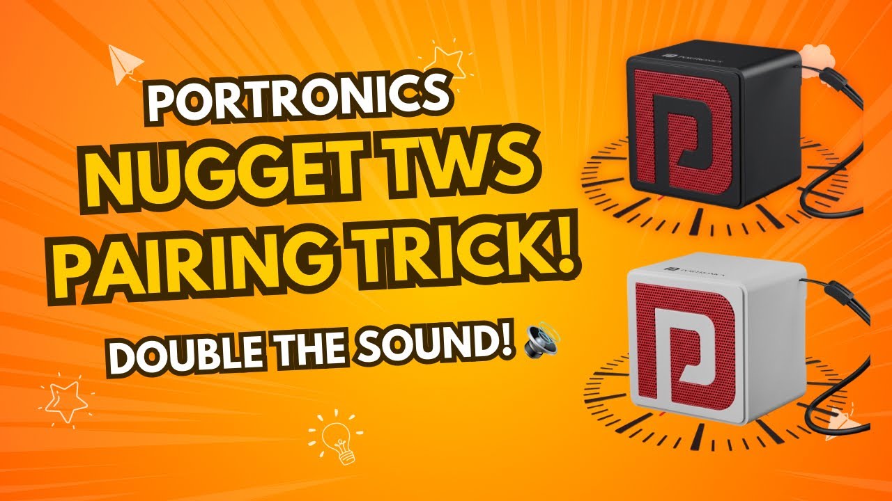 Как включить TWS на Portronics Nugget 3W | Подключите 2 колонки для объемного звука!