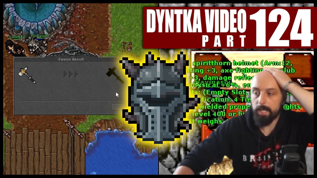 Najlepszy Helmet w grze!  Zaczynamy Tierowanie! | Tibia - Dyntka Video odc. 124