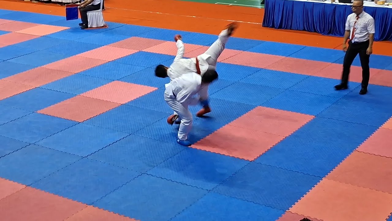 Under 21 Kumite  putra.Budi Luhur University National Karate  2026. #karateindonesia #karate 