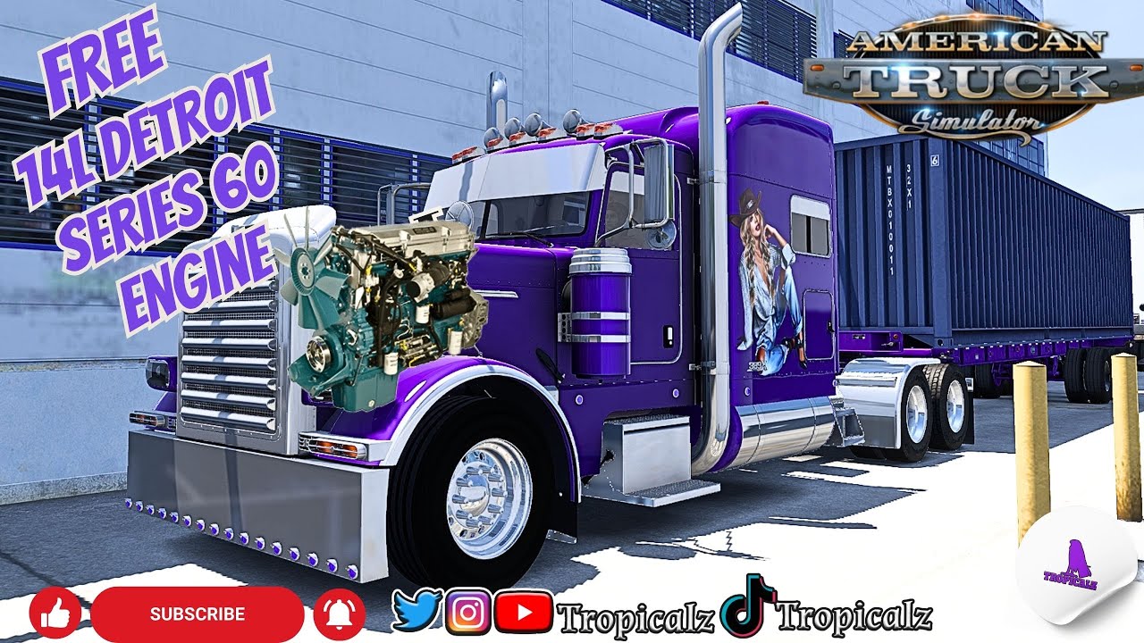 /FREE ATS MOD/ 14L DETROIT SERIES 60 ENGINE