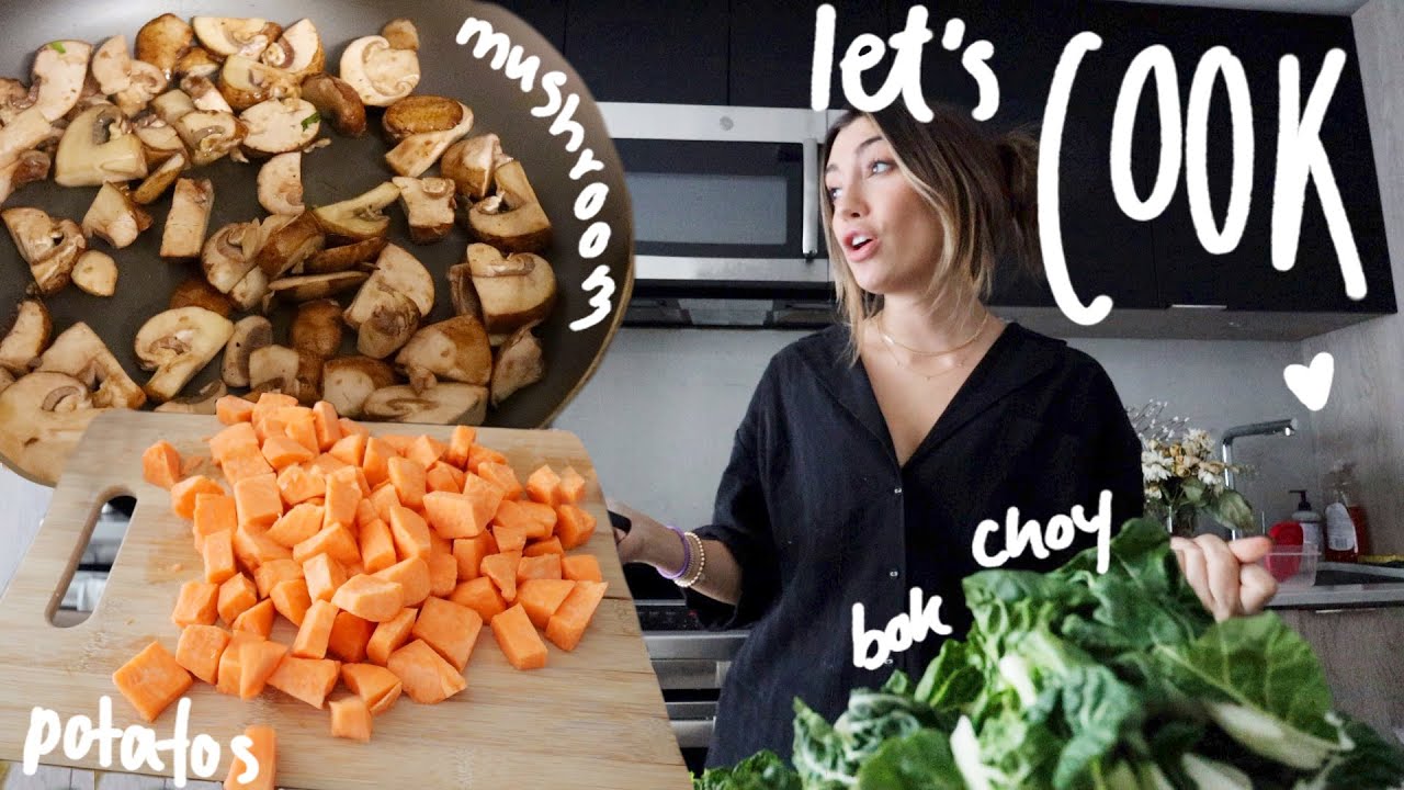 COOK WITH ME! *cooking all my veggies so they don’t go bad*