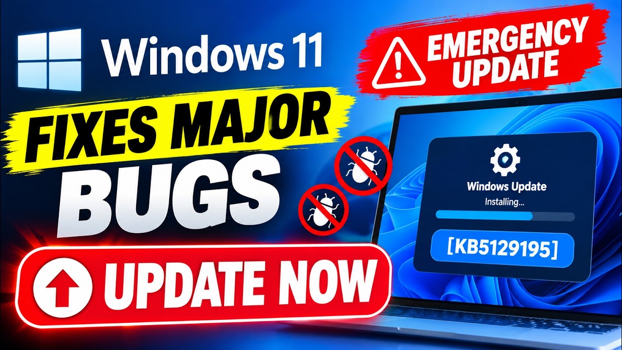Windows 11 Emergency Update Fixes Major Bugs