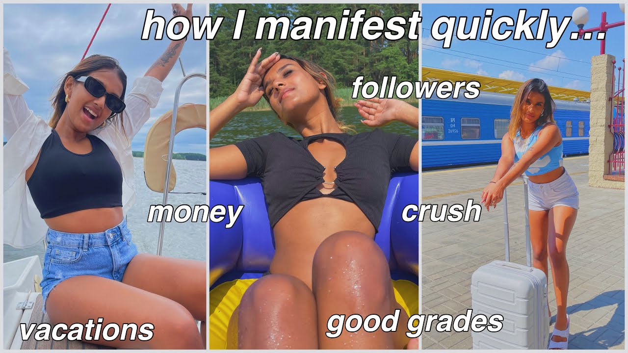 How I Manifest My Dream Life Quickly  || 6 simple steps