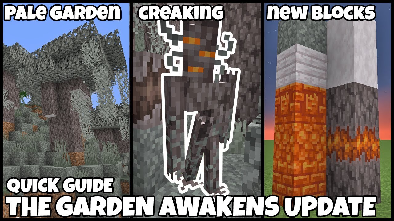 Quick Guide: MINECRAFT THE GARDEN AWAKENS UPDATE