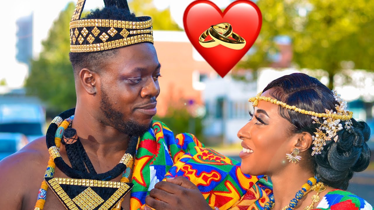 Unsere traditionelle Hochzeit (Ghana traditional Wedding)