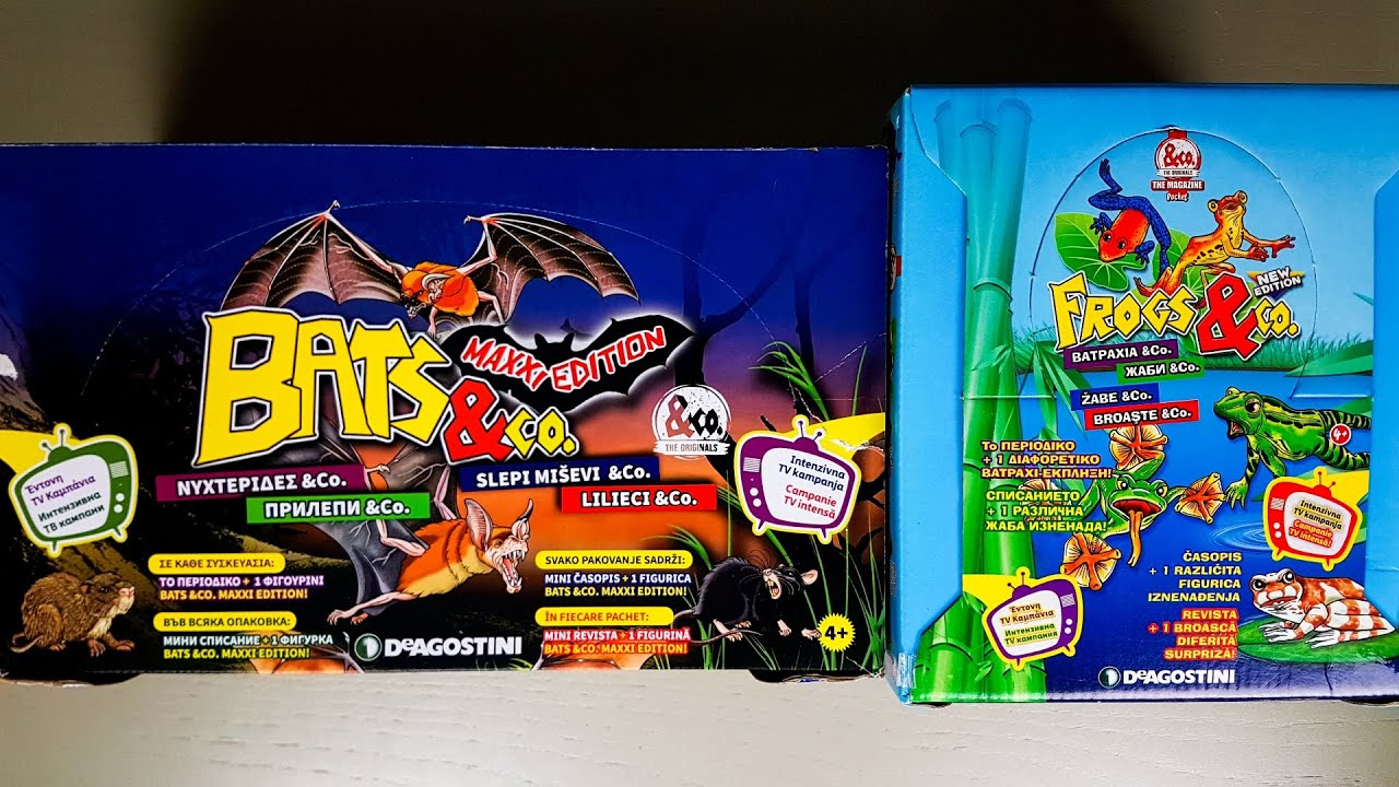 FROGS & CO. και BATS & CO. από την DeAgostini | Και λίγα δωράκια για εσάς!