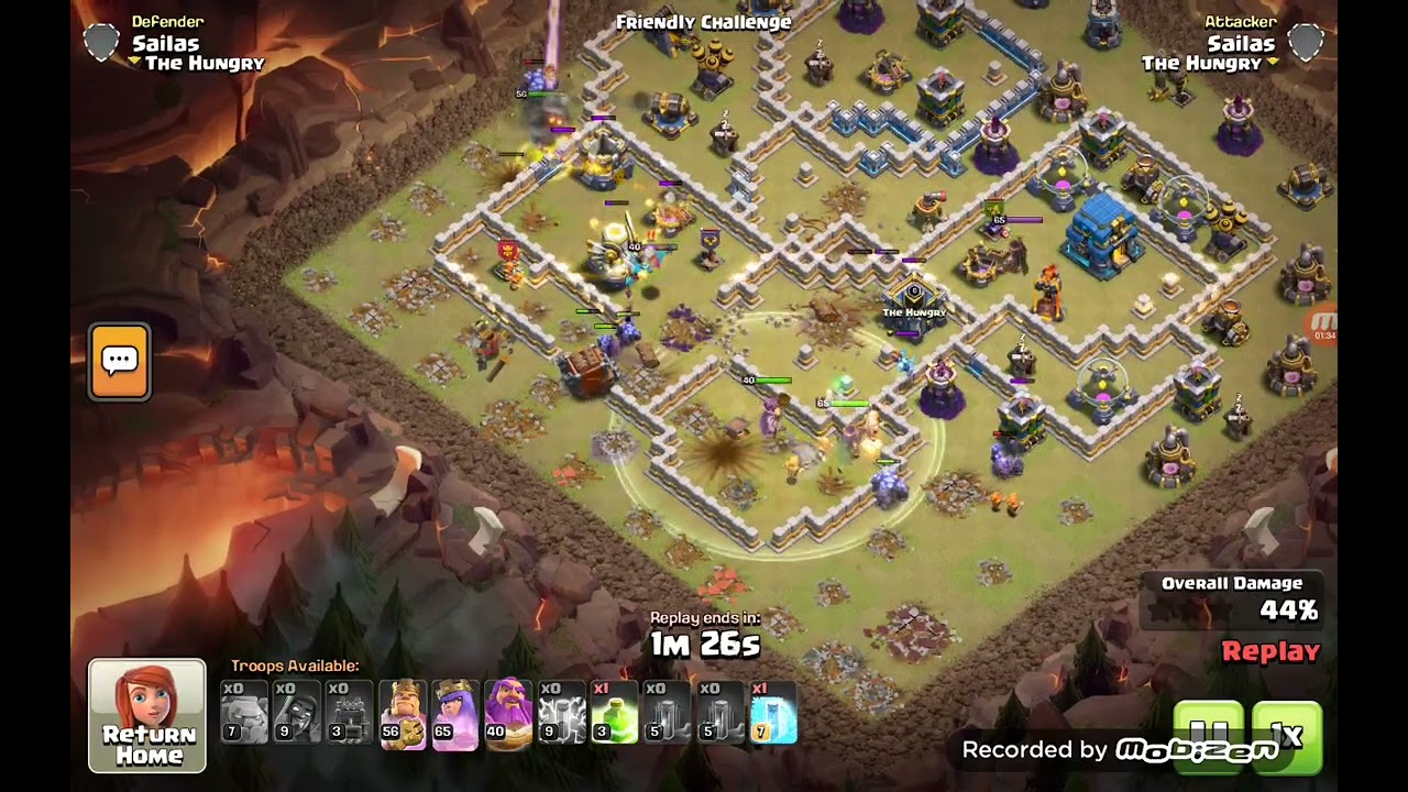 TH12 SMASH Голем+Супер Волшебник/Ведьма