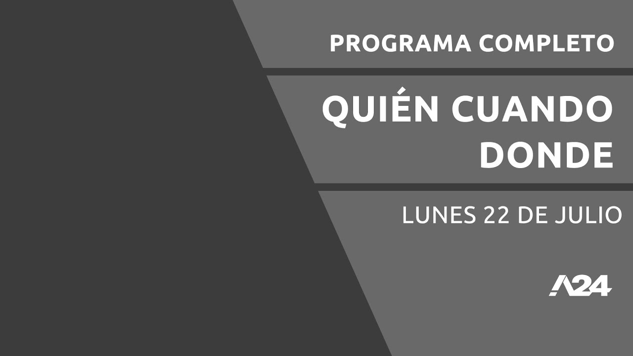 CASO LOAN: LA POLICÍA RODEA LA CASA DE CAILLAVA #QuiénCuándoDónde PROGRAMA COMPLETO 22/07/2024