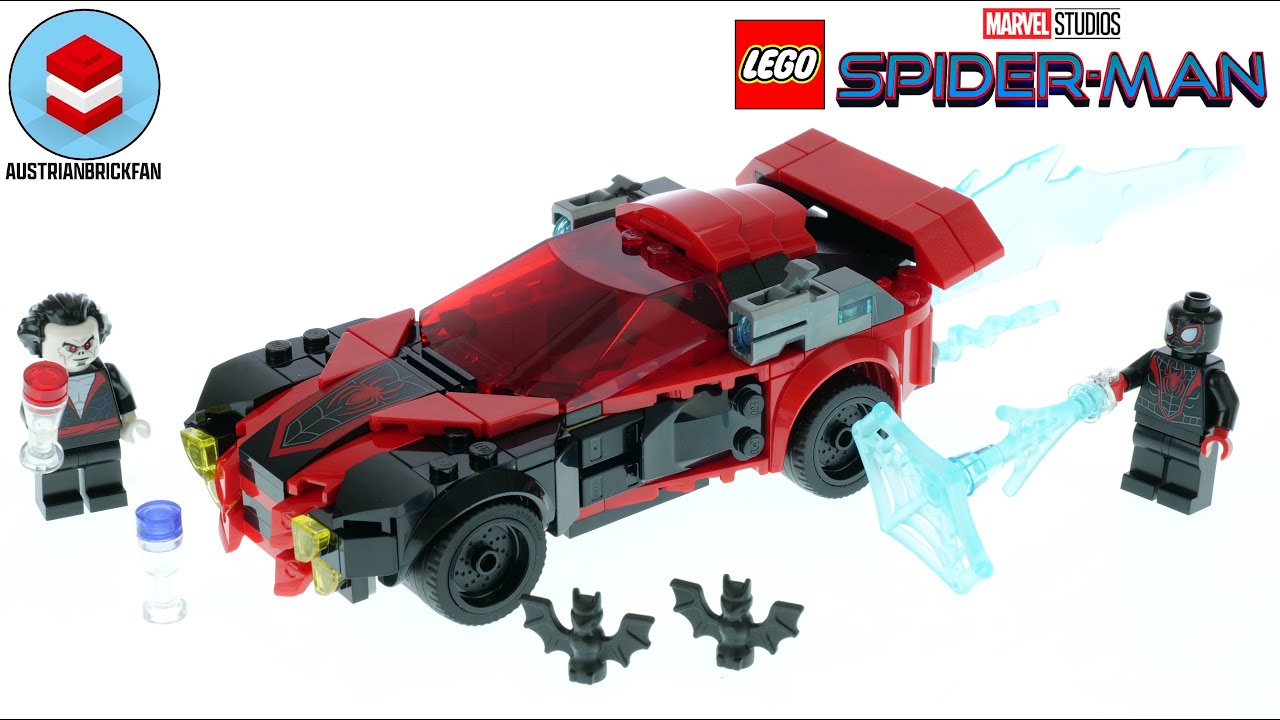 LEGO Spiderman 76244 Miles Morales kontra Morbius Recenzja LEGO Speed ​​Build