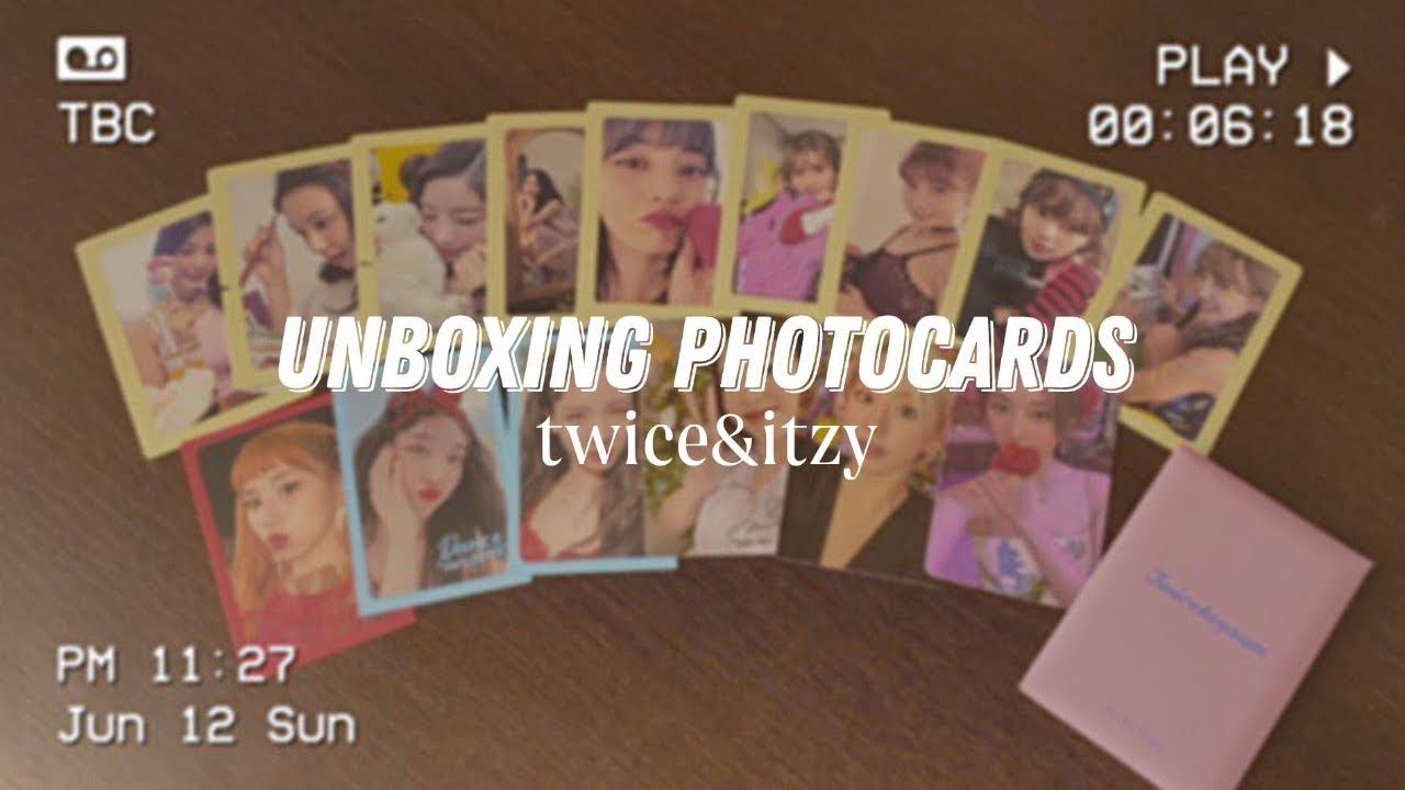 распаковка кпоп фотокарт #4 🌸k-pop haul💗twice & itzy